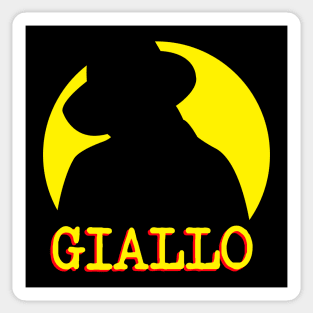 GIALLO Vintage Italian Horror Sticker